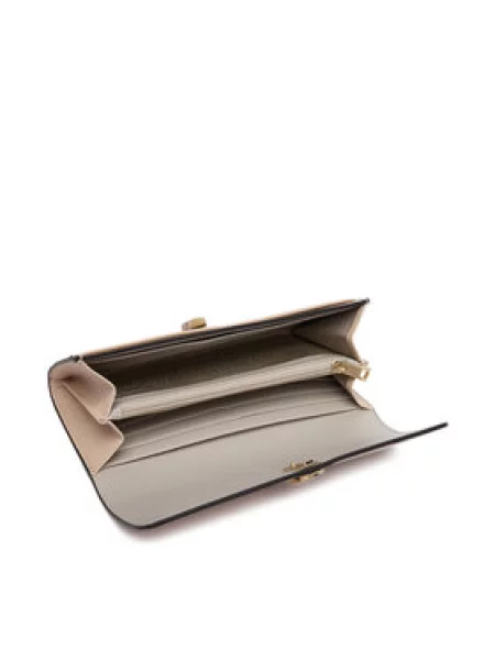 Denarnica Furla Iride Continental Kremna