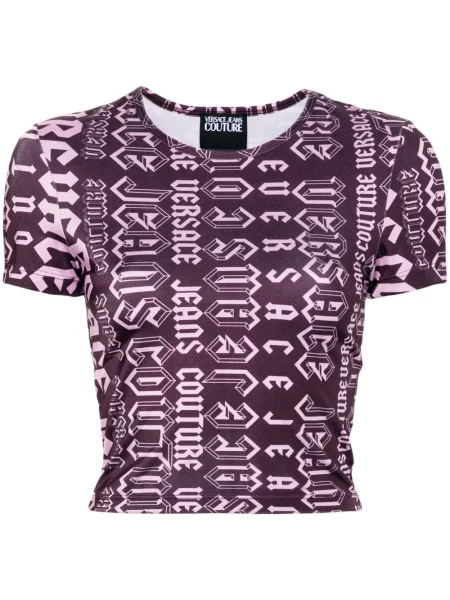 Cropp tricou Versace Jeans Couture violet