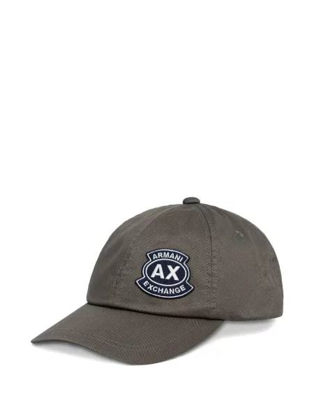 Șapcă Armani Exchange cu autograf verde