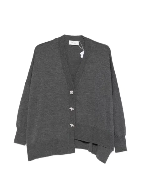 Cardigan Meimeij cu perle gri