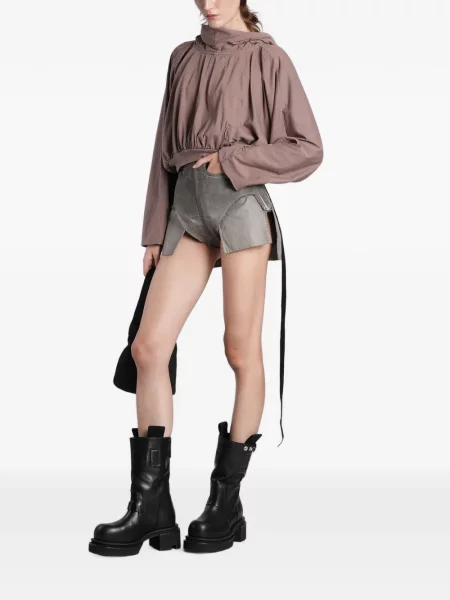 Decupat hanorac cu glugă Rick Owens Drkshdw violet