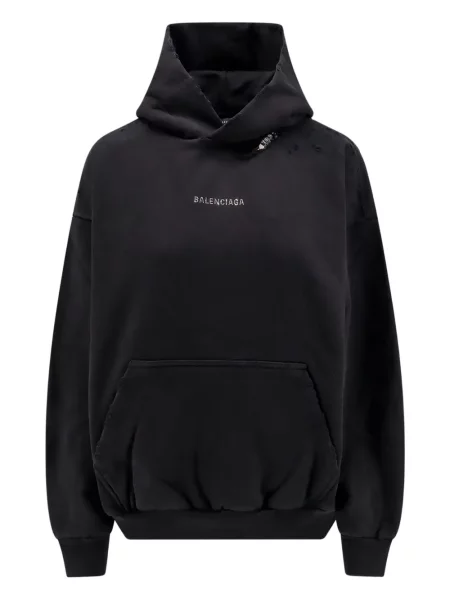 Mikina s kapucí Balenciaga černá