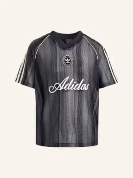 Adidas Originals Koszulka Z Dzianiny Adidas Originals Summer Glow Knitted Oversized Jersey schwarz biała