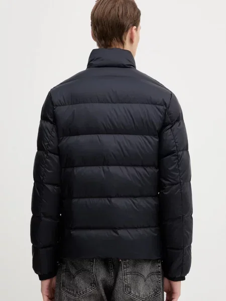 Armani Exchange geacă de puf bleumarin de iarnă albastru