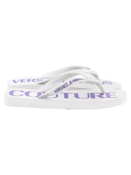 Klapki Versace Jeans Couture białe