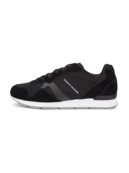 Sneakerși Tommy Hilfiger din piele negru