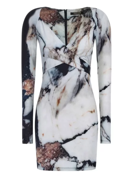 Rochie mini Roberto Cavalli alb