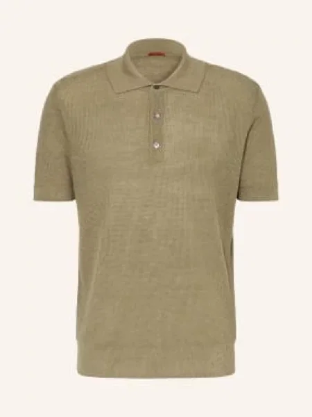 Barena Venezia Dzianinowa Koszulka Polo Risada beige beżowe