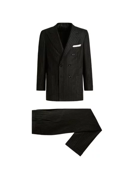 Costum Kiton cu două rânduri de nasturi gri