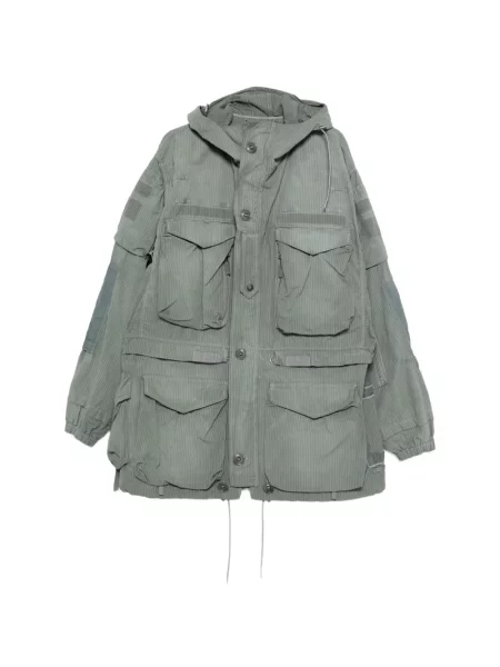 Kaput Maison Margiela s kapuljačom siva