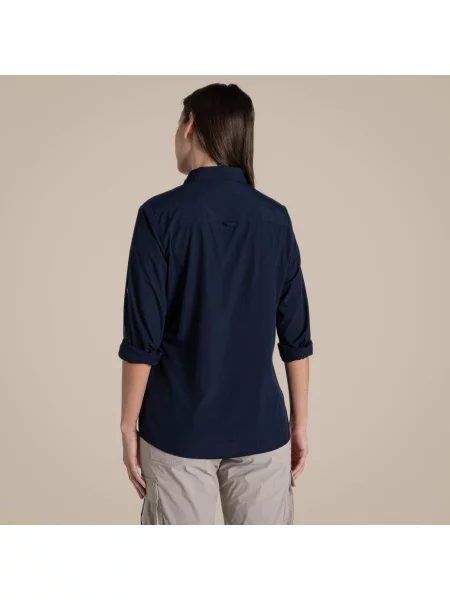 Koszula podróżnicza Craghoppers NosiLife Freeda Long Sleeved Shirt niebieska