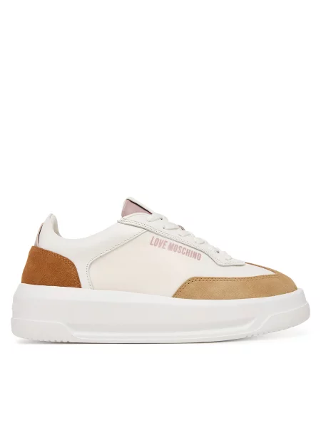 Sneakers LOVE MOSCHINO alb