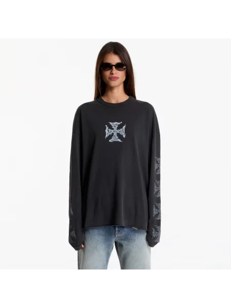 Tricou Represent Mh Long Sleeve UNISEX Faded Black L negru