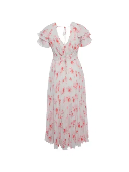 Rochie Self-portrait cu model floral cu imagine alb