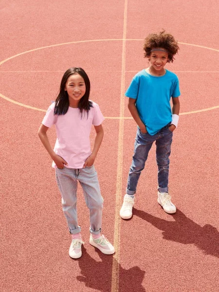 Tricou copii Fruit Of The Loom roz