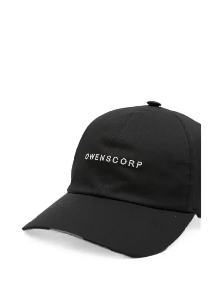 Șapcă Rick Owens cu broderie negru