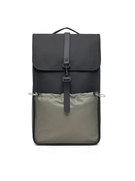 Rains hátizsák Mix Backpack W3 nagy sima fekete