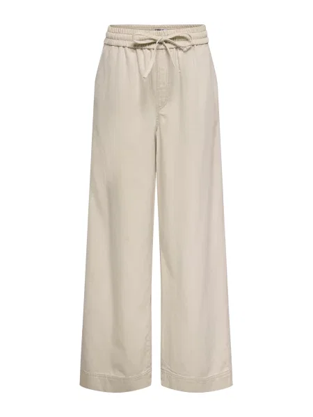 ONLY Pantaloni ONLMAISA crem negru