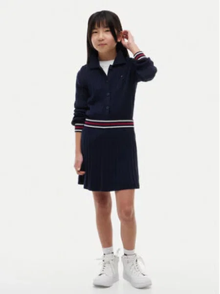 Tommy Hilfiger Sijonas Tamsiai mėlyna