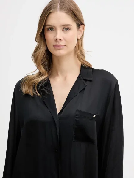 Длинная пижама Boss черная