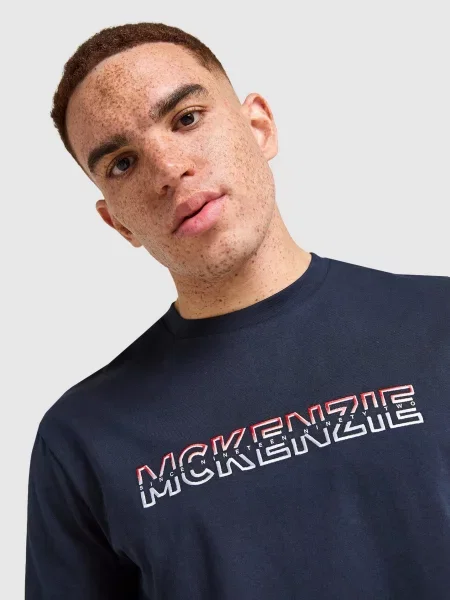 Mckenzie T-Shirt Dual granatowa