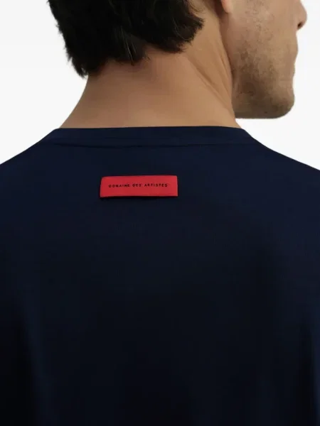 Tricou Dda cu decolteu rotund scurt albastru