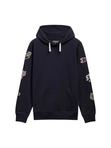 Bluza z kapturem Sebago niebieska