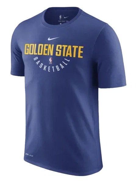 Baschet decupat tricou Nike din jerseu albastru