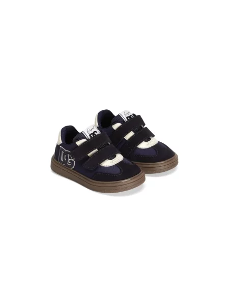 Sneakersy dziecięce Dolce And Gabbana niebieskie