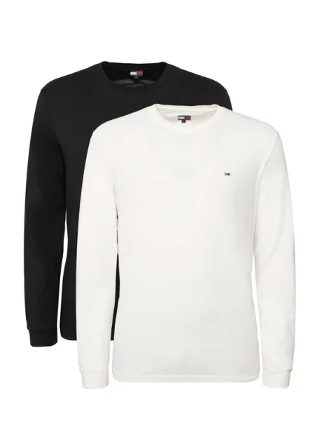 Tommy Jeans Komplet longsleeve czarny