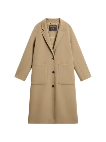 Palton Woolrich de lână cu rever