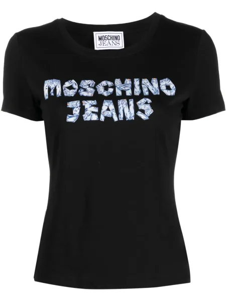 Tricou Moschino cu imagine negru