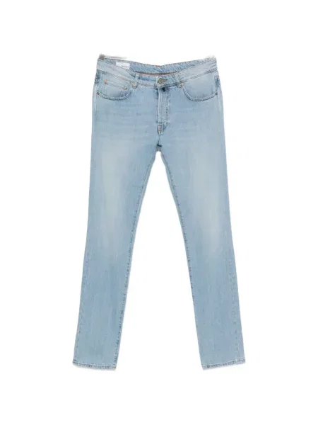 Blugi Incotex cu 5 buzunare albastru