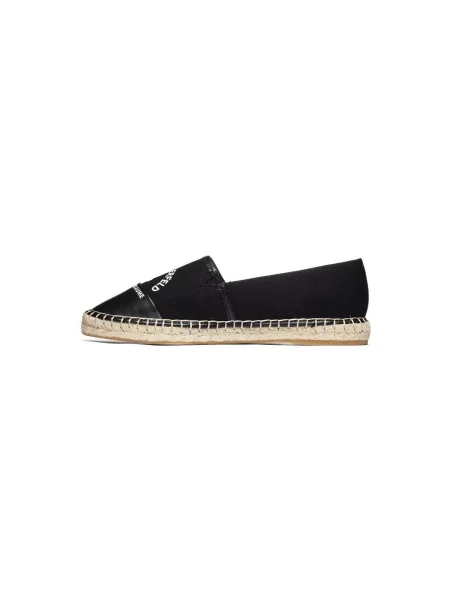 KARL LAGERFELD Espadrilky Černá béžové