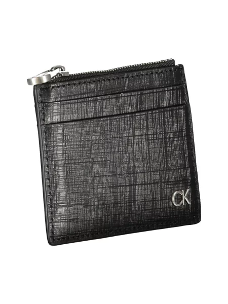 Portfel Calvin Klein skórzany elegancki czarny
