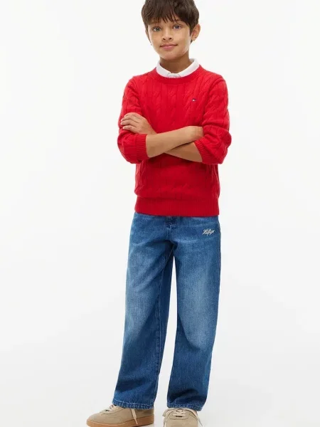 Tommy Hilfiger дънки loose за деца BAGGY синьо