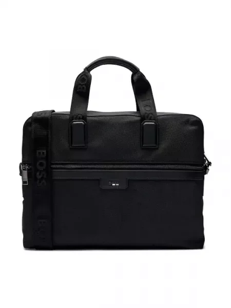 BOSS BLACK Geantă pentru laptop Ray_N negru