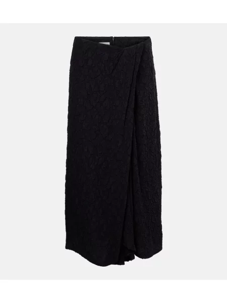 Midi krilo Dries Van Noten črna