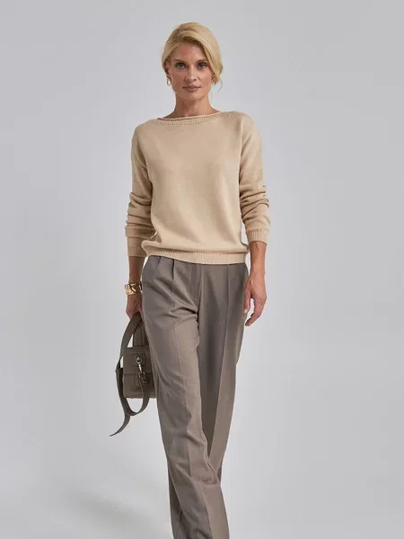 Джемпер TrikoBakh бавовна/віскоза бежевий