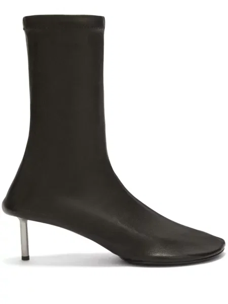Kožne gležnjače Jil Sander crna