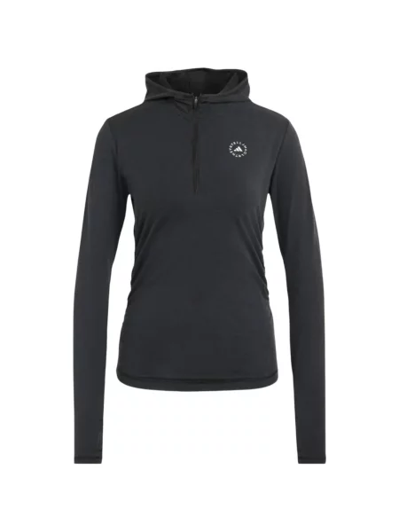 Lung tricou Adidas By Stella Mccartney cu imagine negru
