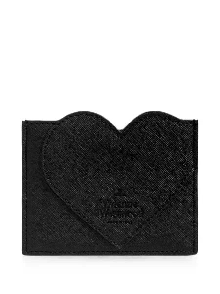 Портмоне Vivienne Westwood със сърца черно