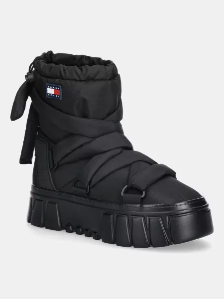 Апрески Tommy Jeans TJW CHUNKY SNOW BOOT NYLON черно