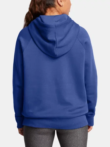 Hoodie Under Armour iz flisa modra