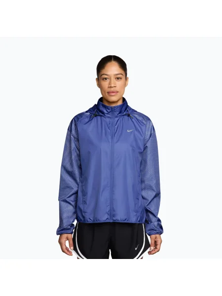 Дамско яке за бягане Nike Tempo Flash sapphire/black/white бяло