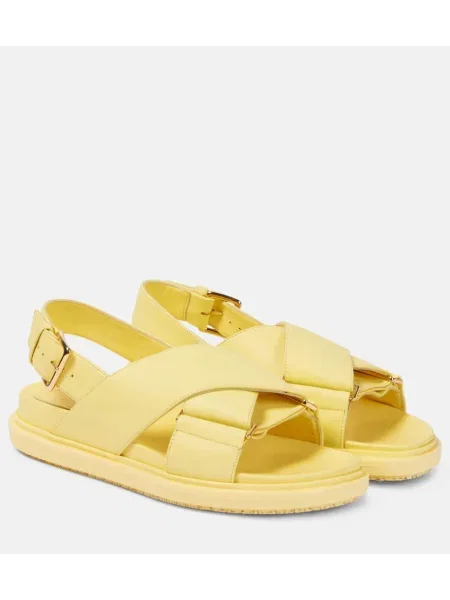 Sandale Marni din piele galben