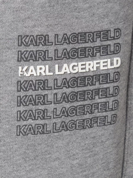 Штани Karl Lagerfeld сірі