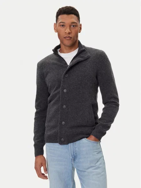Barbour Кардиган Essential Elbow-Patch сірий