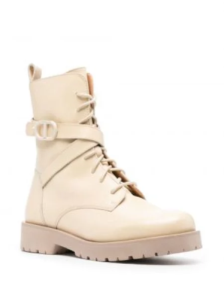 Cizme scurte Twinset din piele