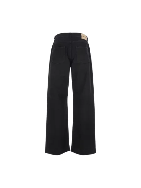 Szerokie jeansy Alexander Mcqueen czarne